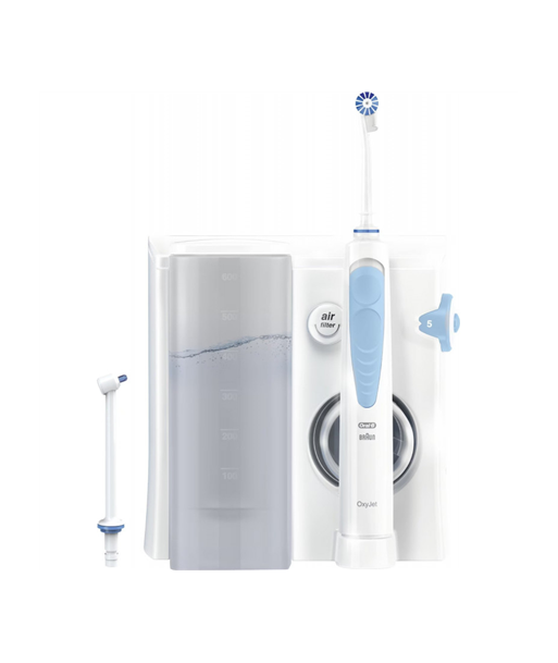 Oral-B Dental Irrigator, OxyJet MD20, 600 ml, Number of heads 2, White Oral-B Dental Irrigator, OxyJet MD20, 600 ml, Number of heads 2, White