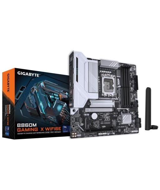 Mainboard GIGABYTE Intel B860 Express LGA1851 Micro-ATX Memory DDR5 Memory slots 4 2xPCI-Express 16x 2xM.2 1xHDMI