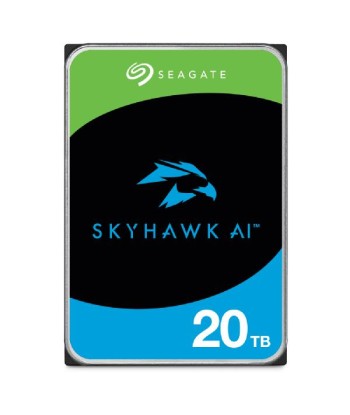 HDD SEAGATE SkyHawk AI 20TB SATA 3.0 256 MB 7200 rpm Discs/Heads 10/20 3,5" ST20000VE002
