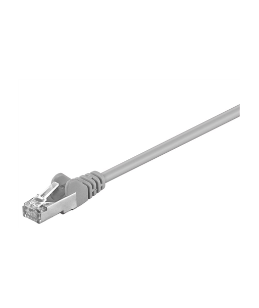 Goobay 50131 CAT 5e patchcable, F/UTP, grey, 7.5 m