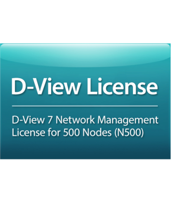 D-Link License for D-View 7.0. DV-700-N500-LIC_