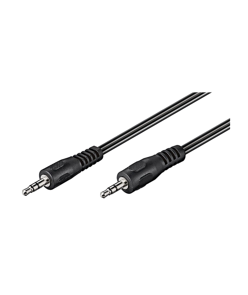 Goobay AUX audio connector cable 50449 3.5 mm male (3-pin, stereo), 3.5 mm male (3-pin, stereo)