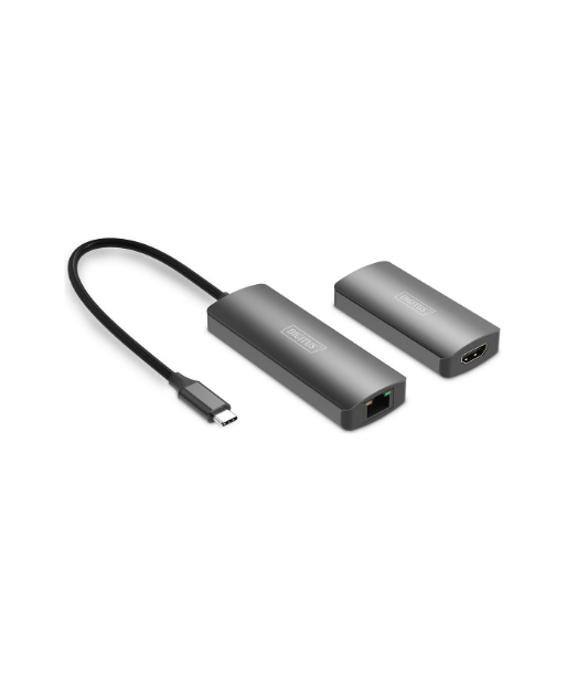 Digitus 4K Video Extender (USB-C - HDMI), 30 m | DS-55343 | Black Digitus 4K Video Extender (USB-C - HDMI), 30 m | DS-55343 | Black