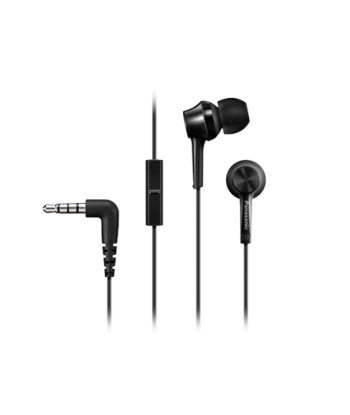 Panasonic Canal type RP-TCM115E-K Wired, In-ear, Microphone, 3.5 mm, Black