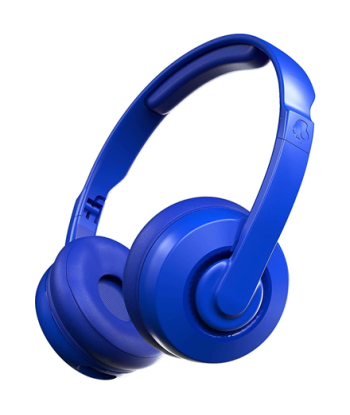 Беспроводные наушники Skullcandy, Cassette, Wireless/Wired, On-Ear, Microphone, Wireless, Blue
