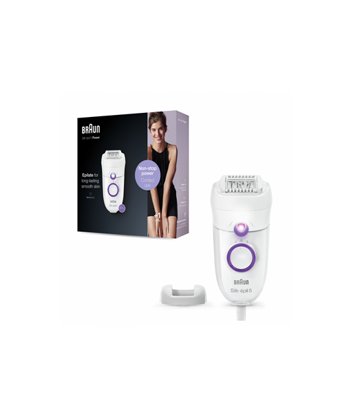 Эпилятор Braun, SE5505P Silk-epil, Operating time (max) min, Bulb lifetime (flashes), Number of power levels, White Эпилятор Braun, SE5505P Silk-epil, Operating time (max) min, Bulb lifetime (flashes), Number of power levels, White