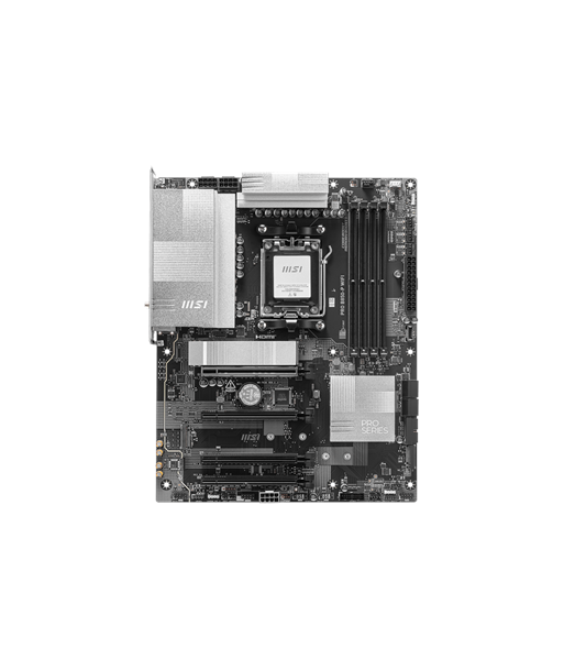 MSI PRO B850-P WIFI, Processor family AMD, Processor socket AM5, DDR5, Supported hard disk drive interfaces SATA, M.2, Number