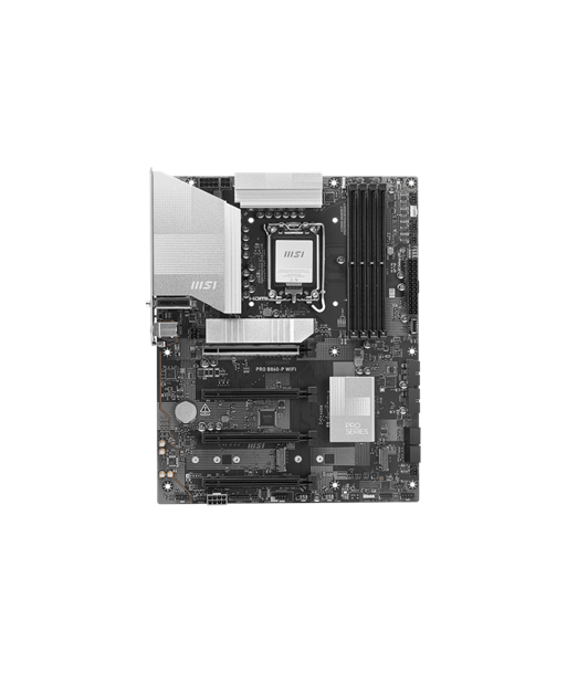 MSI PRO B860-P WIFI, Processor family Intel, Processor socket LGA1851, DDR5, Supported hard disk drive interfaces SATA, M.2