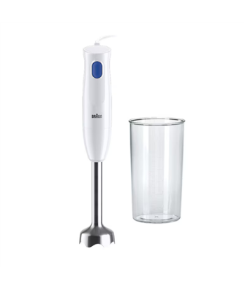 Blender Braun MultiQuick 1, MQ10.001M, 450 W, Number of speeds 1, White/Blue