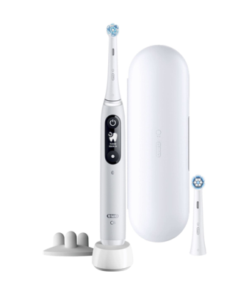 Зубная щетка Oral-B, iO6, Rechargeable, For adults, Number of brush heads included 1, Number of teeth brushing modes 5, White