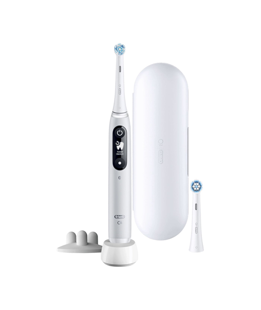 Зубная щетка Oral-B, iO6, Rechargeable, For adults, Number of brush heads included 1, Number of teeth brushing modes 5, White Зубная щетка Oral-B, iO6, Rechargeable, For adults, Number of brush heads included 1, Number of teeth brushing modes 5, White