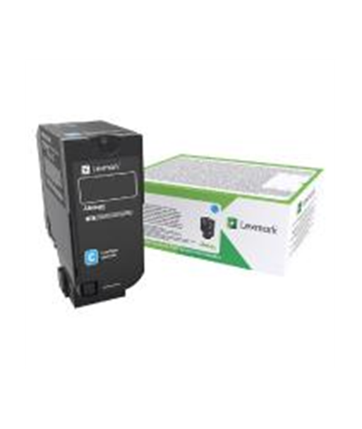 Tooner Lexmark 25K Corporate Toner Cartridge (CX725), Cyan