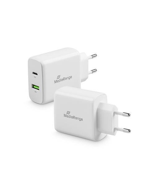 POWER ADAPTER USB/USB-C 43W/FAST MRMA113 MEDIARANGE