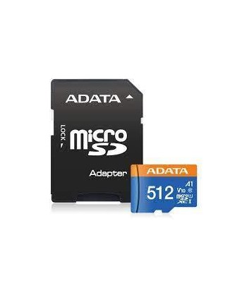 MEMORY MICRO SDXC 512GB W/AD./AUSDX512GUICL10A1-RA1 ADATA