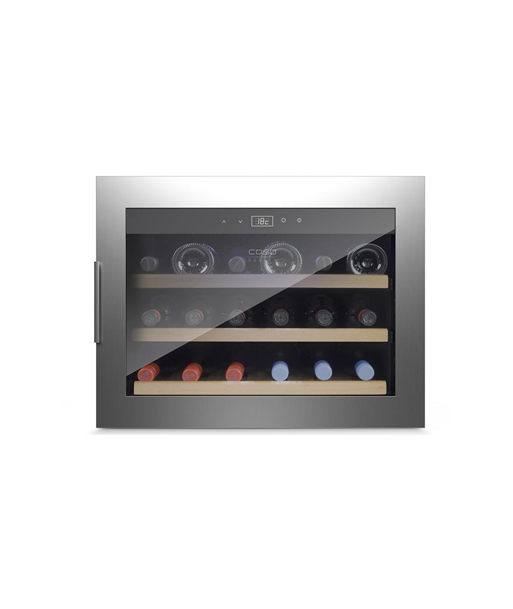 Винный холодильник Caso, WineSafe 18 EB, Energy efficiency class G, Built-in, Bottles capacity Up to 18 bottles, Cooling