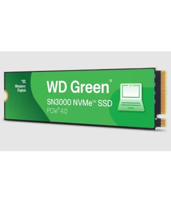SSD WESTERN DIGITAL Green 1TB M.2 PCIe Gen4 NVMe Write speed 4200 MBytes/sec Read speed 5000 MBytes/sec 2.3mm TBW 150 TB