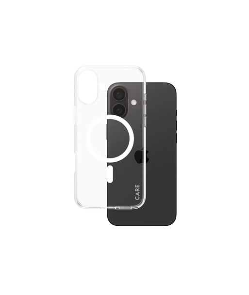 CARE by PanzerGlass Case Flagship, Back protection, Apple, iPhone 16 Plus, Recycled plastic, White, MagSafe CARE by PanzerGlass Case Flagship, Back protection, Apple, iPhone 16 Plus, Recycled plastic, White, MagSafe