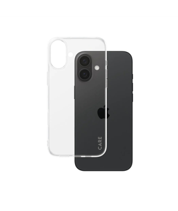CARE by PanzerGlass Case Fashion X-Ray Soft Basic, Back protection, Apple, iPhone 16 Plus, Recycled plastic, Transparent