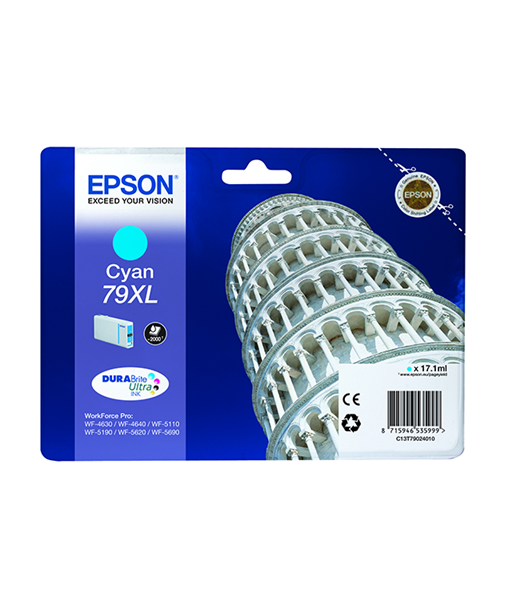 Epson 79XL C13T79024010 Inkjet cartridge, Cyan