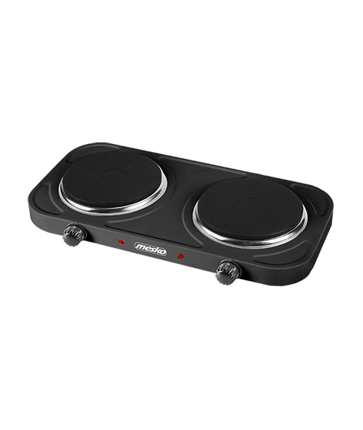 Mesko, Electric stove, MS 6509, Number of burners/cooking zones 2, Black, Electric