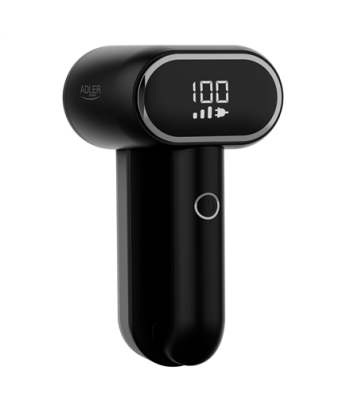 Ebeme eemaldaja Adler, AD 9622, Black, Rechargeable battery, 10 W