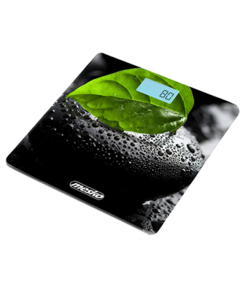 Mesko Bathroom scales MS 8149 Maximum weight (capacity) 150 kg, Accuracy 100 g, Black/ green