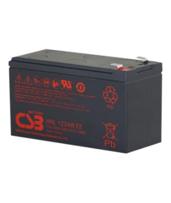 CSB Battery Battery 12V 9Ah 34W Pb F2 | HRL1234W
