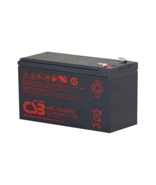 CSB Battery Battery 12V 9Ah 34W Pb F2 | HRL1234W CSB Battery Battery 12V 9Ah 34W Pb F2 | HRL1234W