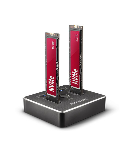 SSD ACC DOCK STATION USB-C/2XM.2 NVME ADSA-M2C AXAGON