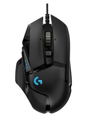 MOUSE USB OPTICAL G502 HERO/BLACK 910-005471 LOGITECH