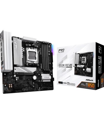 Mainboard ASROCK AMD B850 SAM5 Micro-ATX Memory DDR5 Memory slots 4 1xPCI-Express 4.0 4x	 1xPCI-Express 5.0 16x 1xM.2 1xHDMI