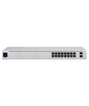 Switch UBIQUITI USW-16-POE Type L2 Desktop/pedestal Rack 16x10Base-T / 100Base-TX / 1000Base-T 2xSFP PoE ports 16 PoE+ ports 8