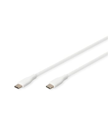 Digitus Silicone Connection Cable | AK-300341-010-W | USB-C to USB-C