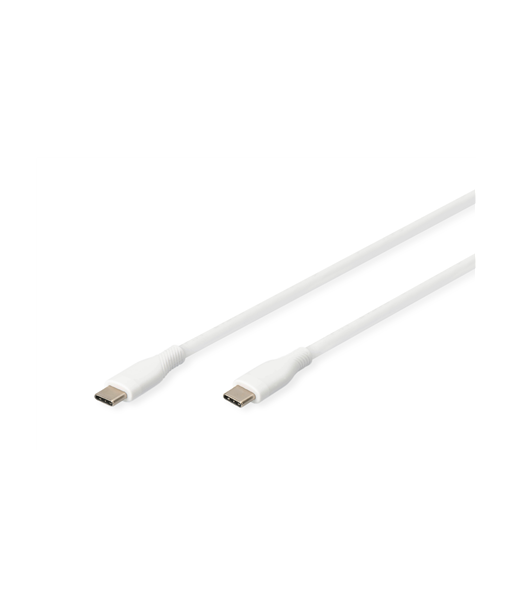 Digitus Silicone Connection Cable | AK-300341-010-W | USB-C to USB-C
