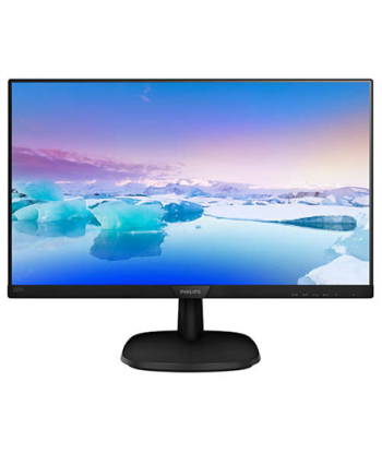 Philips, 273V7QJAB/00, 27", IPS, FHD, 16:9, 75 Hz, 5 ms, LCD pixels, 1920 x 1080, 250 cd/m², HDMI ports quantity 1, Black