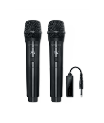 Muse, Pack 2 Wireless Microphones, MC-50 WI, Black