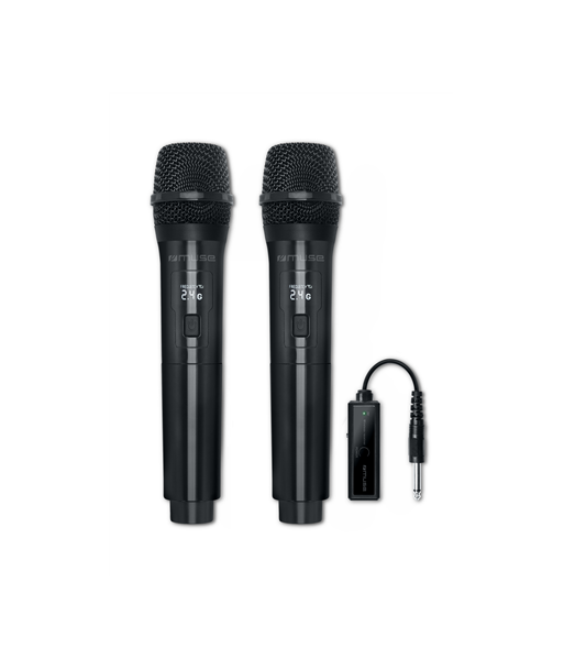 Muse, Pack 2 Wireless Microphones, MC-50 WI, Black Muse, Pack 2 Wireless Microphones, MC-50 WI, Black
