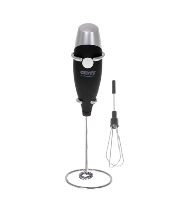Bспениватель молока Camry, Milk Frother, CR 4501, Black/Stainless Steel
