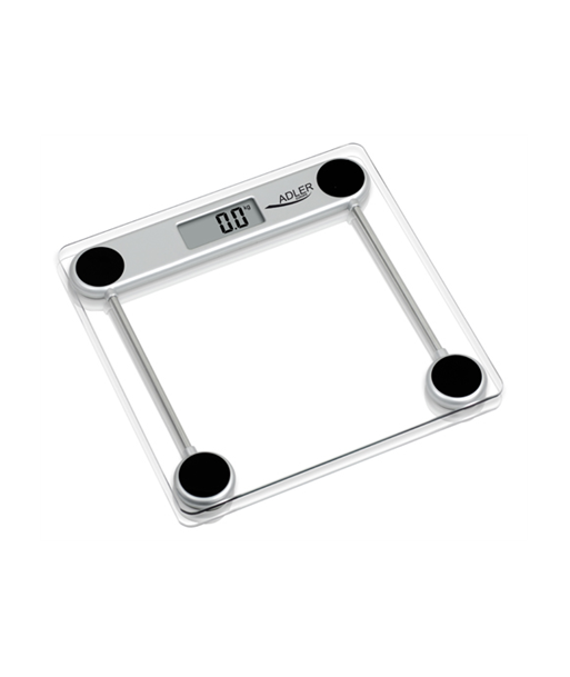 Adler Bathroom Scale AD 8121 Silver