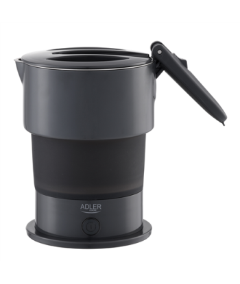 Veekeetja Adler Silicon Travel, AD 1377, Travel, 600 W, 0.6 L, Silicon, Grey