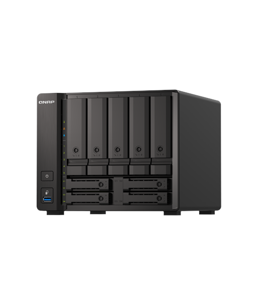 QNAP, 9-Bay QuTS hero NAS, TS-H973AX-8G, Up to 9 HDD/SSD Hot-Swap, AMD Ryzen, Ryzen V1500B Quad-Core, Processor frequency 2.2 QNAP, 9-Bay QuTS hero NAS, TS-H973AX-8G, Up to 9 HDD/SSD Hot-Swap, AMD Ryzen, Ryzen V1500B Quad-Core, Processor frequency 2.2