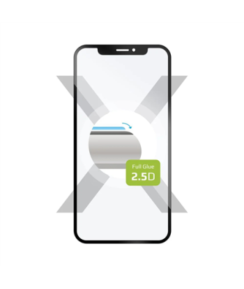 Fixed Screen protector, Samsung, Galaxy S25 Ultra, Tempered glass, Black, Full Cover 2.5D
