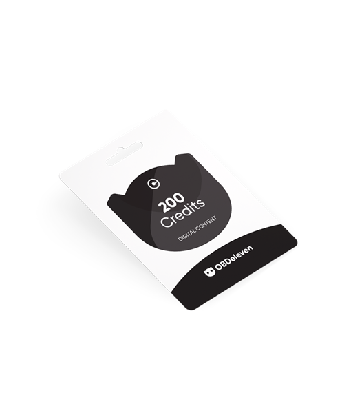 OBDeleven 200 Credits Card OBDeleven 200 Credits Card