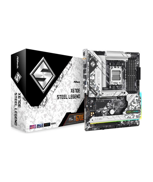 ASRock, B760M Steel Legend WiFi, Processor family Intel, Processor socket LGA1700, DDR5 DIMM, Memory slots 4, Supported hard