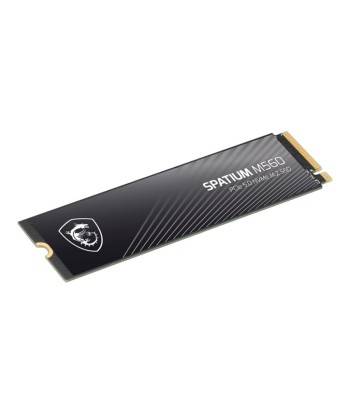 SSD MSI SPATIUM M560 1TB M.2 PCIe Gen5 NVMe 3D NAND Write speed 8400 MBytes/sec Read speed 10200 MBytes/sec TBW 600 TB MTBF
