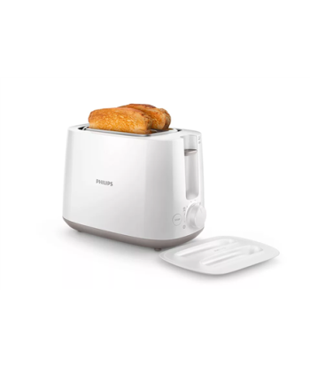 Philips, Toaster, HD2582/00, Power 760 - 900 W, Number of slots 2, Housing material Plastic, White