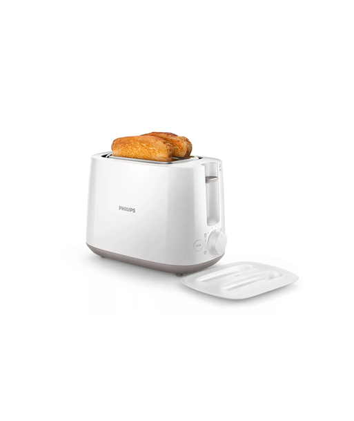 Philips, Toaster, HD2582/00, Power 760 - 900 W, Number of slots 2, Housing material Plastic, White Philips, Toaster, HD2582/00, Power 760 - 900 W, Number of slots 2, Housing material Plastic, White