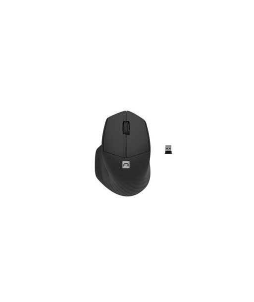 Natec, Mouse, Siskin 2, Wireless, USB Type-A, Black