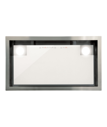 CATA, GC DUAL A 75 XGWH, Canopy, Energy efficiency class A, Width 79.2 cm, 820 m³/h, Touch control, LED, White glass