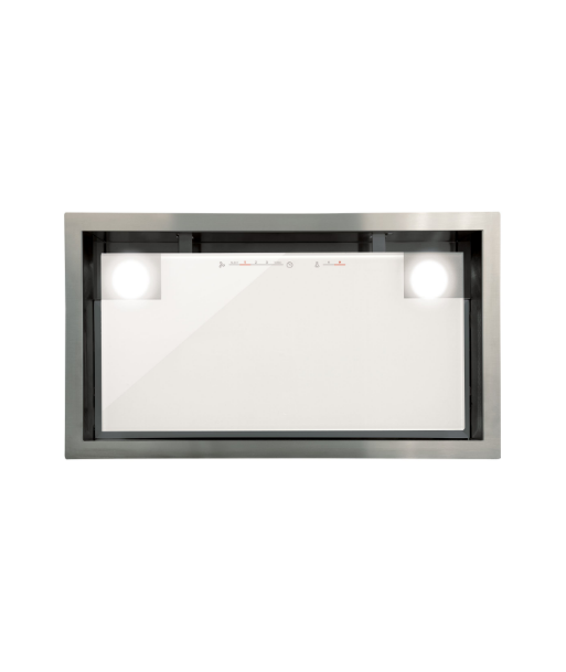 CATA, Hood, GC DUAL A 75 XGWH, Canopy, Energy efficiency class A, Width 79.2 cm, 820 m³/h, Touch control, LED, White glass